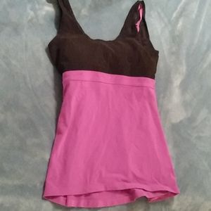 Purple workout yoga top